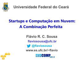 Startups e Computação em Nuvem: A Combinação