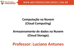 Professor: Luciano Antunes
