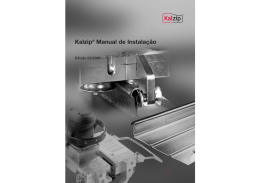 Kalzip® Manual de Instalação