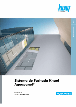 Sistema de Fachada Knauf Aquapanel®