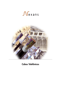 Catálogo de Cabos para Telecom