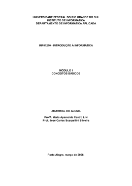 Apostila - Conceitos b&aacute;sicos