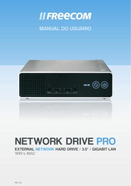 Freecom Network Drive Pro - Manual do Utilizador