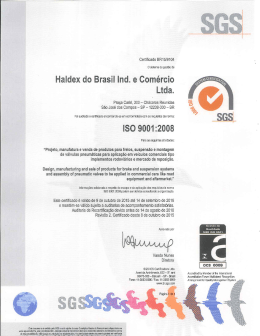 Haldex do Brasil Ind. e Comércio Ltda.