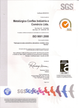 Comércio Ltda. - Metalúrgica Conflex