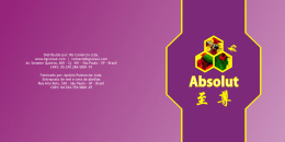 Distribu&iacute;do por: BG Com&eacute;rcio Ltda. www.bgconsul.com | contact