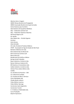 Abertura Som e Imagem ABRAP Alian&ccedil;a Brasileira de