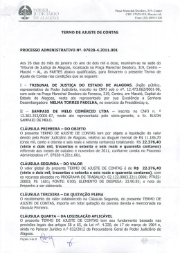 Contrato - Tribunal de Justiça do Estado de Alagoas