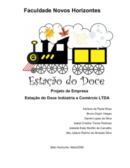 Esta&ccedil;&atilde;o do Doce Ind&uacute;stria e Com&eacute;rcio LTDA