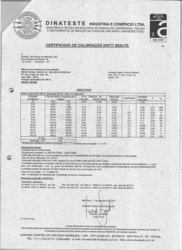 D I N AT E S T E INDÚSTRIA E COMÉRCIO LTDA.