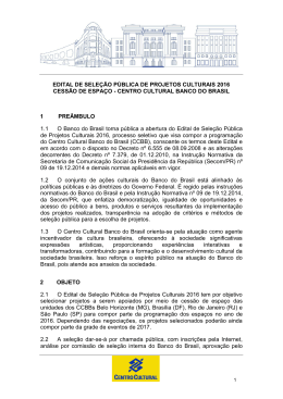 CENTRO CULTURAL BANCO DO BRASIL