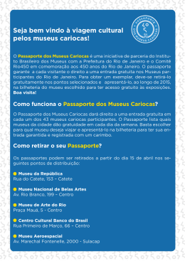 Passaporte dos Museus Cariocas