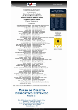 A Editora Quartier Latin do Brasilr o Centro Cultural Justi&ccedil;a Federal