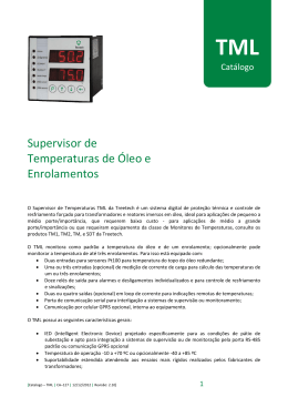 Supervisor de Temperaturas de &Oacute;leo e Enrolamentos
