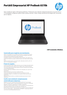Portátil Empresarial HP ProBook 6570b