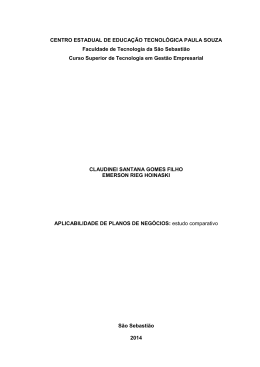 Aplicabilidade de planos de neg&oacute;cios: estudo comparativo