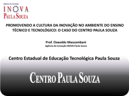 Centro Estadual de Educação Tecnológica Paula Souza - IFSC