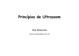 Aula 07 e 08 – Ultrassonografia