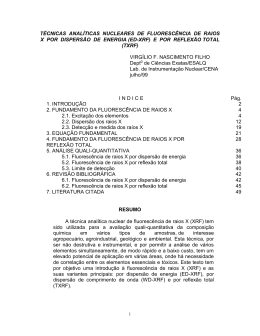 FUNDAMENTOS TE&Oacute;RICOS - Laborat&oacute;rio de Raios X