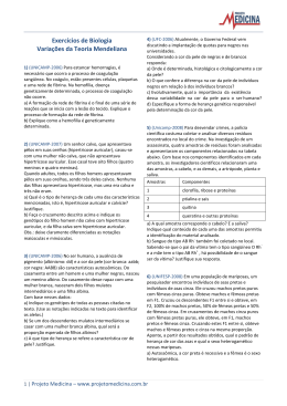 Variações da Teoria Mendeliana