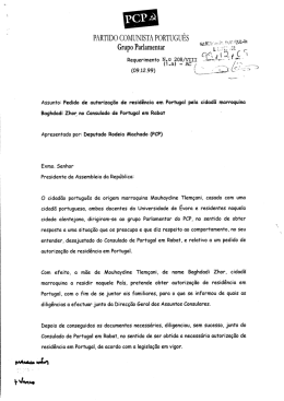 PARTIDO coMUNIsTA PORTUGUÊS M M