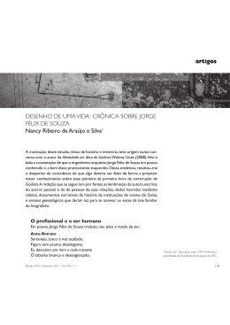 DESENHO DE UMA VIDA : CR&Ocirc;NICA SOBRE - PROEC