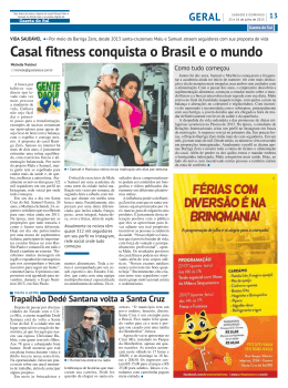 Casal fitness conquista o Brasil e o mundo