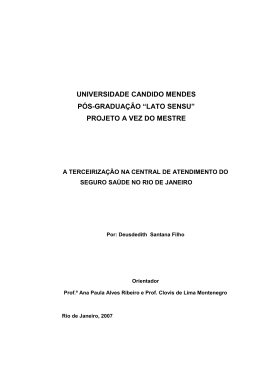 Deusdedith Santana Filho - AVM Faculdade Integrada