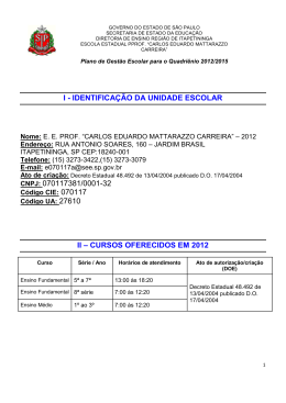 EE Prof Carlos Eduardo Mattarazzo Carreira