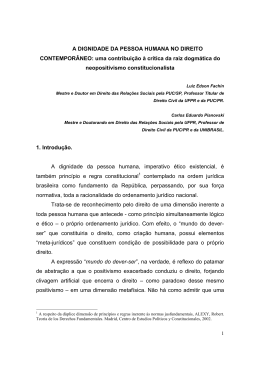 Luiz Edson Fachin e Carlos Eduardo Pianovski (A
