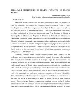 Carlos Eduardo Vieira - Texto - Sociedade Brasileira de História