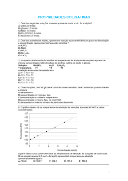 PROPRIEDADES COLIGATIVAS