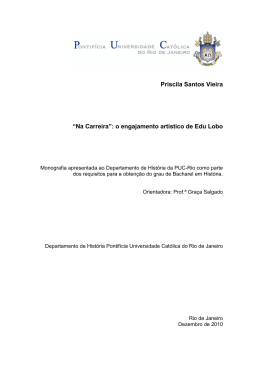 Priscila Santos Vieira &ldquo;Na Carreira&rdquo; - Maxwell - PUC-Rio