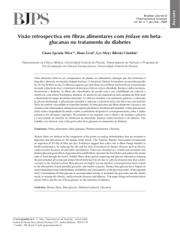Vis&atilde;o retrospectiva em fibras alimentares com &ecirc;nfase em