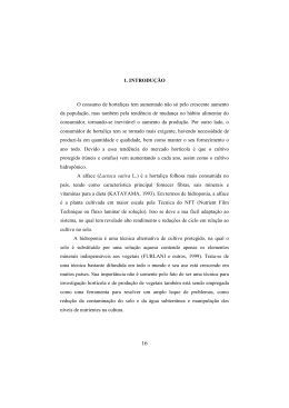 1. INTRODU&Ccedil;&Atilde;O O consumo de hortali&ccedil;as tem aumentado