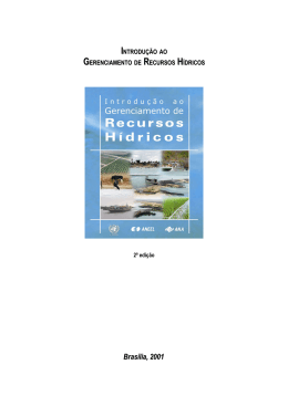 Introdu&ccedil;&atilde;o ao Gerenciamento de Recursos H&iacute;dricos