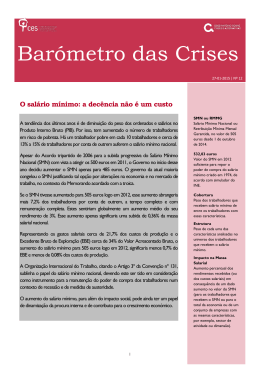 Barómetro das Crises | nº 12