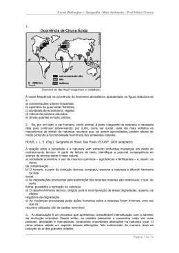 Geografia - Meio Ambiente