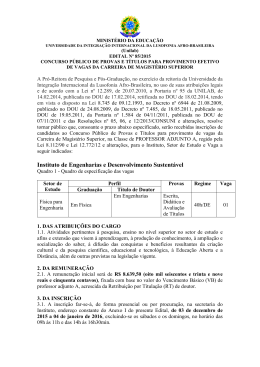 Edital N&ordm; 85/2015.