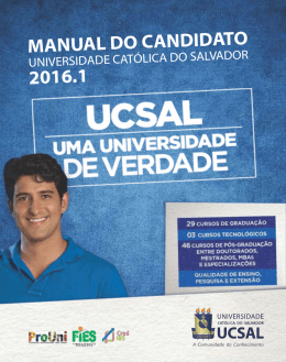 MANUAL DO CANDIDATO 2016.1