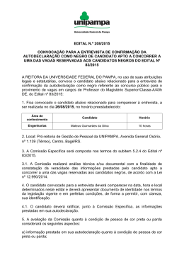 Edital n&ordm; 208/2015