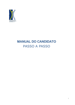 MANUAL DO CANDIDATO PASSO A PASSO