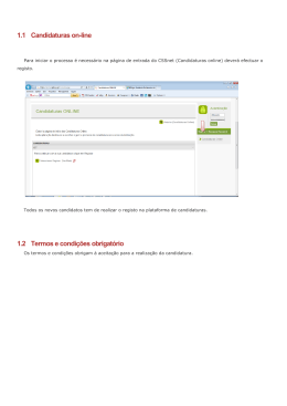 Manual de candidaturas On-Line