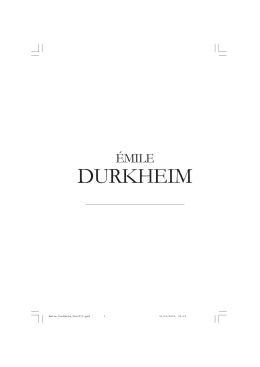 Émile Durkheim - Domínio Público