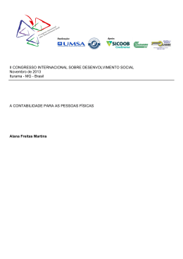 a contabilidade para as pessoas f&iacute;sicas