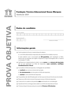 PRO V A OBJETIV A - Col&eacute;gio pH e Curso pH