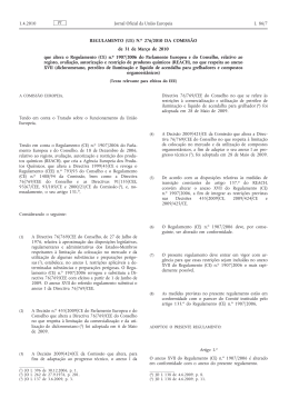 Regulamento (UE) n.º 276/2010 31.3.2010