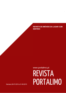 Revista Portalimo - Lugar Com Sentido