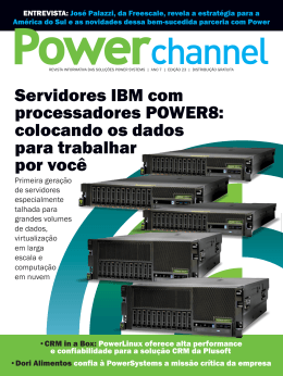 Servidores IBM com processadores POWER8: colocando os dados