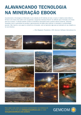 Alavancando Tecnologia na Minera&ccedil;&atilde;o eBook